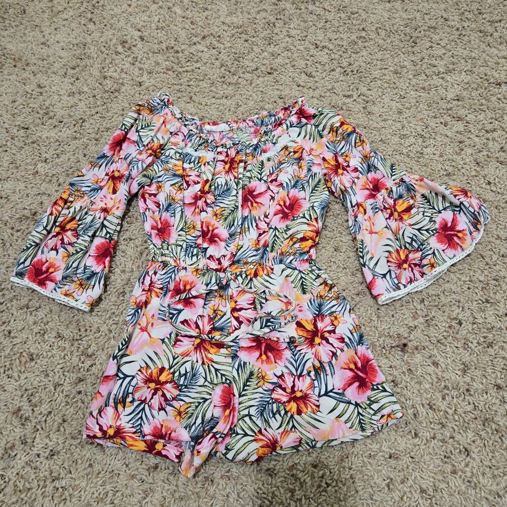 Angie Girls, Girls Size Small Floral Romper